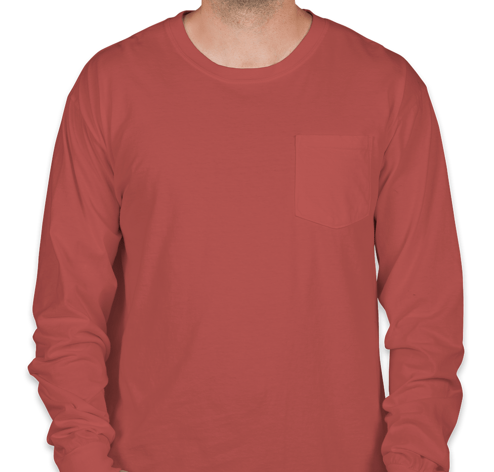 Comfort Colors Long Sleeve Pocket T-Shirt-default