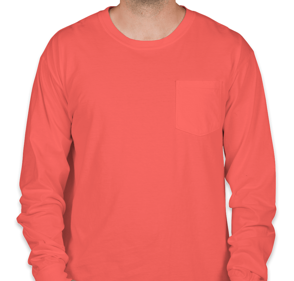 Comfort Colors Long Sleeve Pocket T-Shirt-default