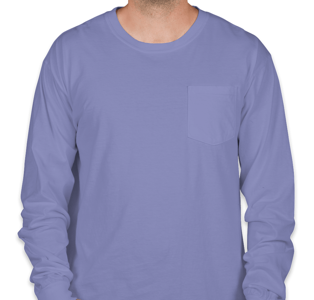 Comfort Colors Long Sleeve Pocket T-Shirt-default