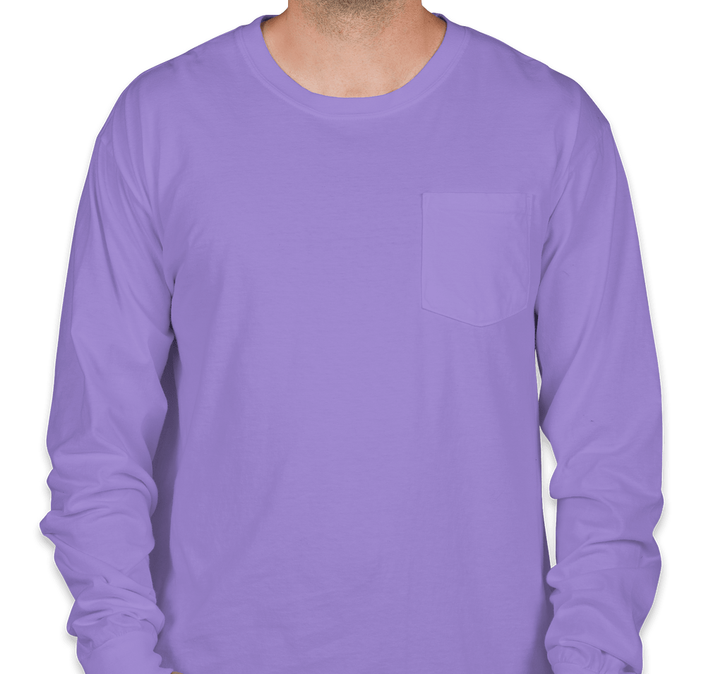 Comfort Colors Long Sleeve Pocket T-Shirt-default