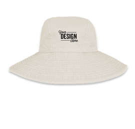 Adams Women's Pigment Dyed Wide Brim Hat - Color: Ivory