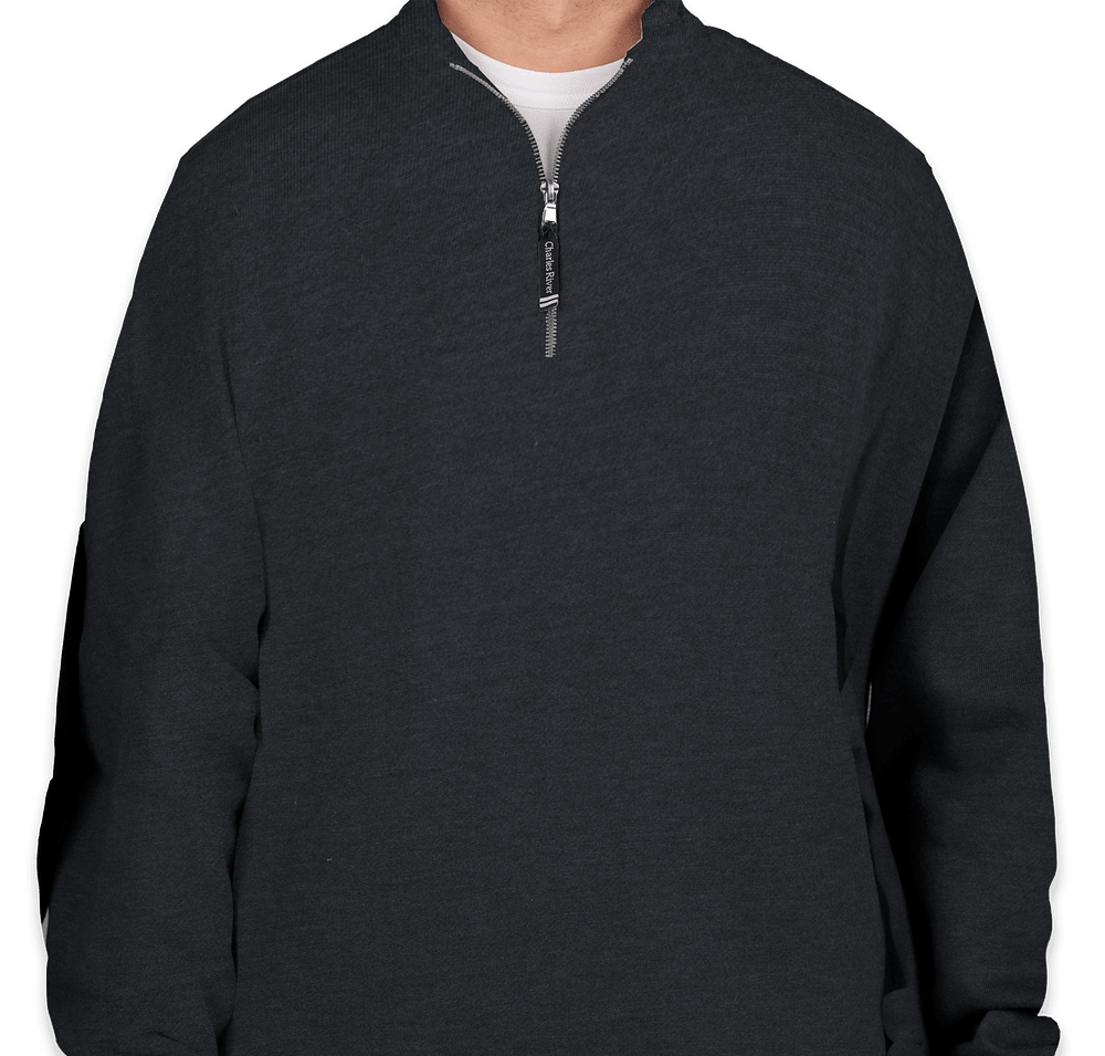 Charles River Crosswind Quarter Zip Sweatshirt - Printed-default