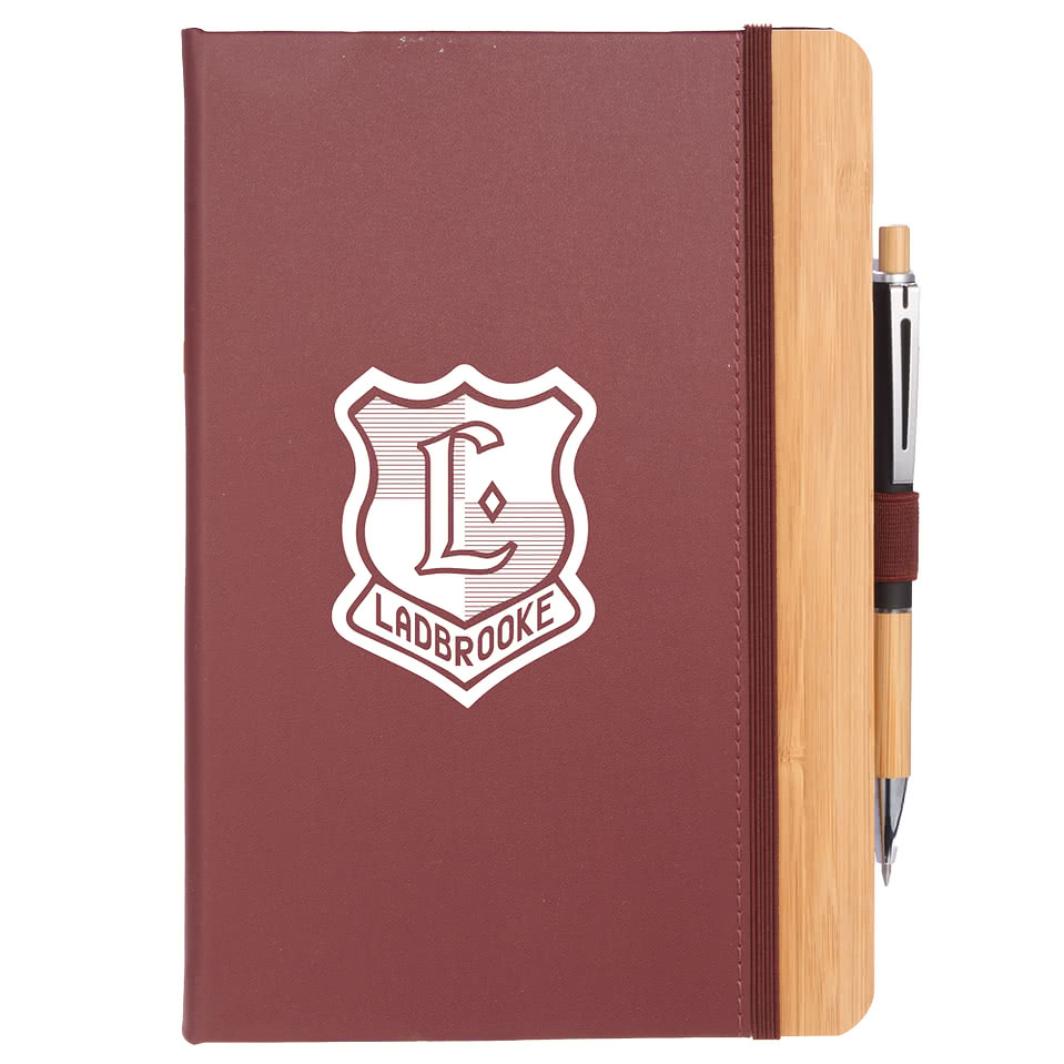 Kia FSC Recycled Bamboo Hard Cover Notebook