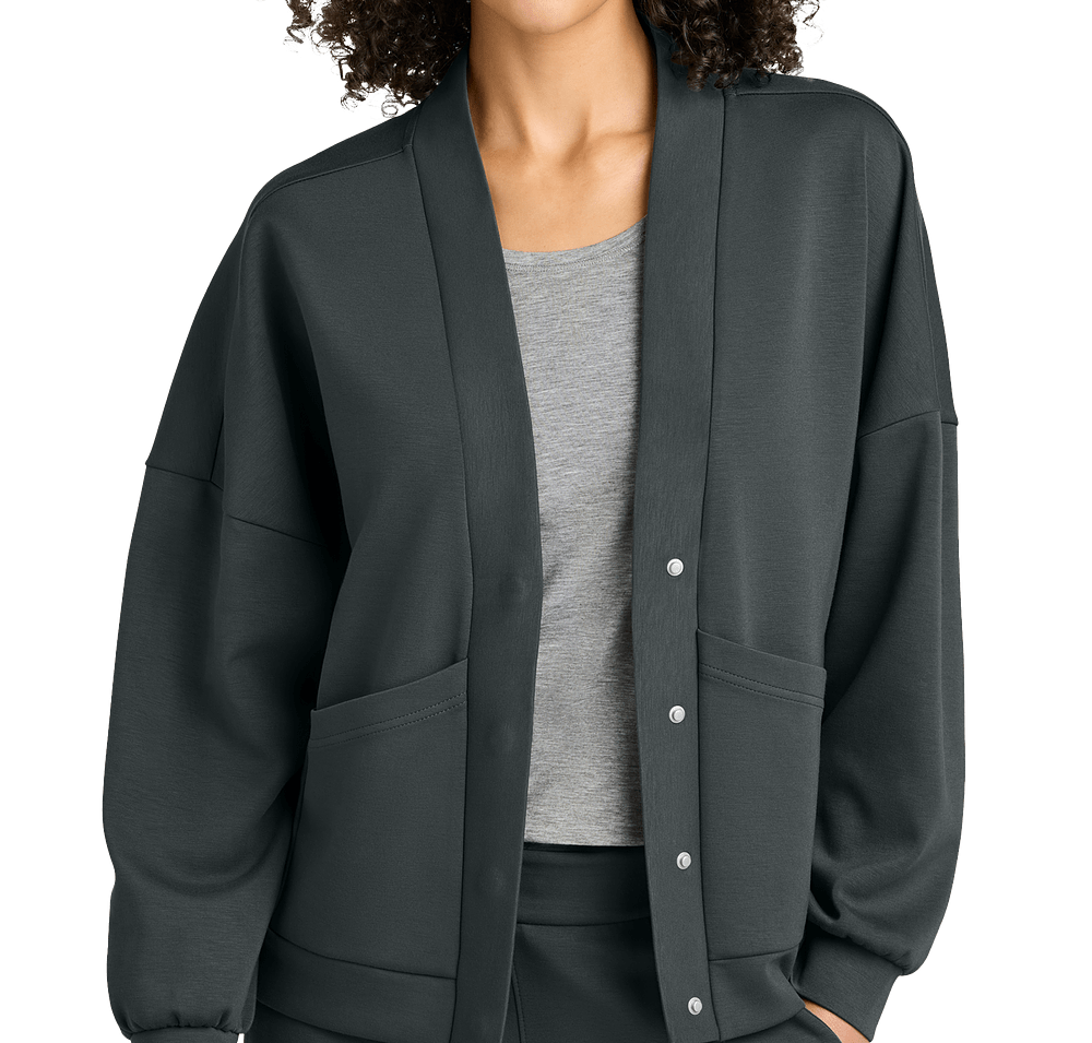 OGIO Women’s Transcend Hidden Snap Fleece Cardigan-default