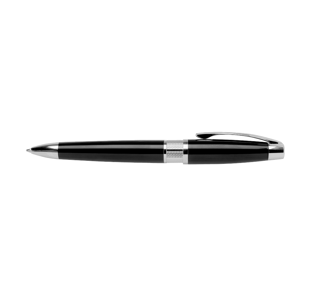 Laser Engraved Guillox 8 Metal Ballpoint Pen  (black ink)-default