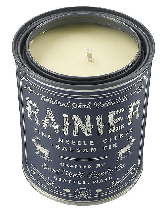 Rainier National Park 14 oz Candle