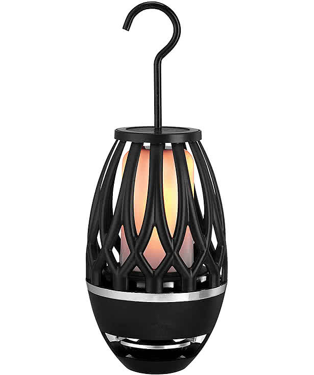 iLive Tiki Wireless Bluetooth Speakers with LED Flame