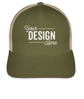Yupoong Retro Trucker Hat - Color: Moss / Khaki