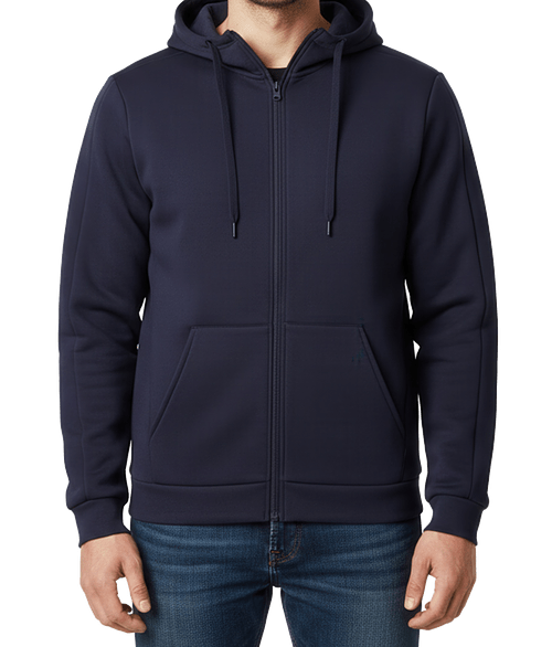 Under Armour Fleece Pro Recycled Zip Hoodie in Midnight Navy