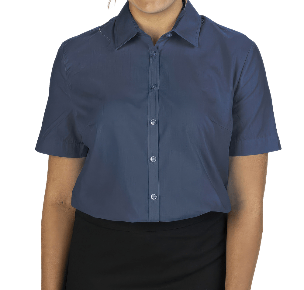 Edwards Women's Essential Wrinkle-Free Short Sleeve Dress Shirt-default
