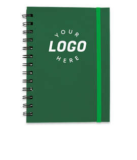 Soft Cover Spiral Notebook - Color: Green
