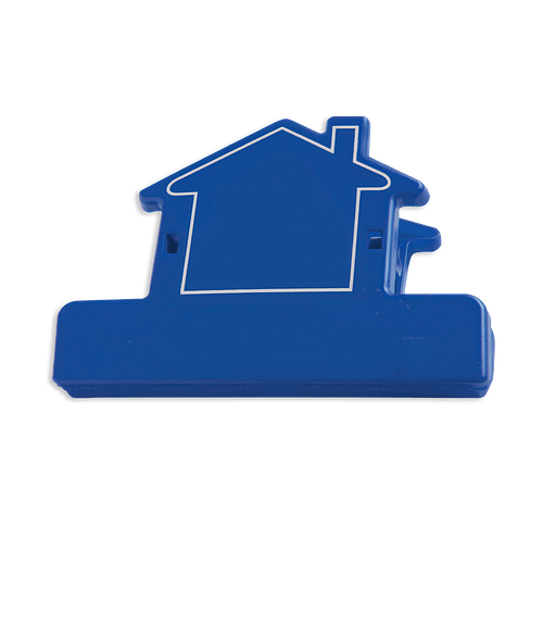 Keep-It House Shaped Magnetic Memo Clip in Blue
