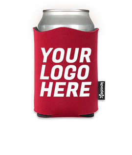 KOOZIE® Fancy Edge Can Kooler - Color: Red