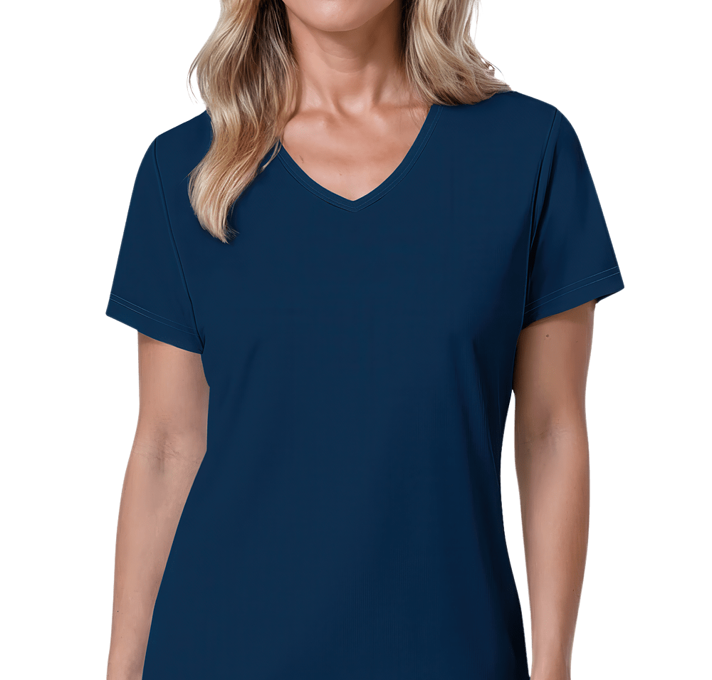 Blue Generation Women's Value BLU-X-DRI V-Neck Performance Shirt-default