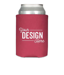 Foldable Can Cooler - Color: Crimson