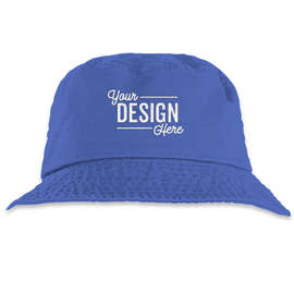Mega Cap Cotton Twill Bucket Hat - Color: Royal
