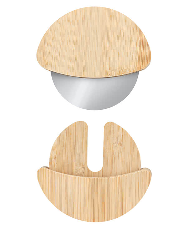 Laser Engraved Bambino Bamboo Pizza Cutter