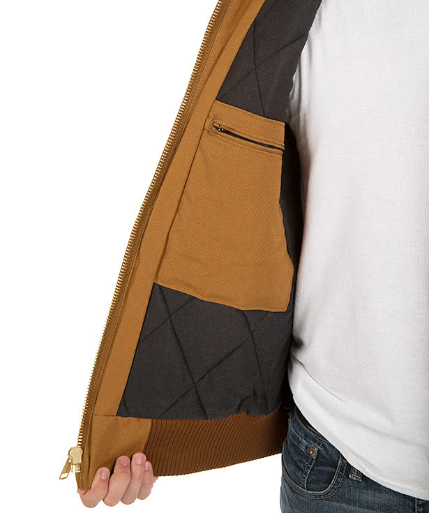 Carhartt Water Repellent Flannel Lined Hooded Jacket - Printed