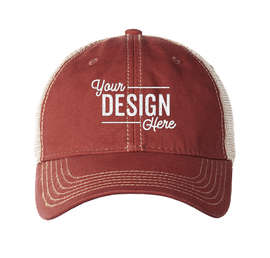 Legacy Old Favorite Trucker Hat - Color: Cardinal / Khaki