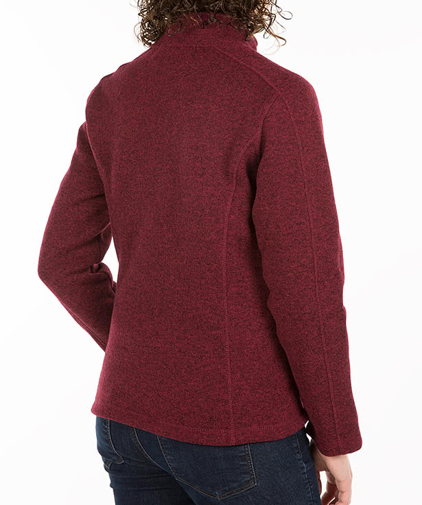 Devon & Jones Women's Full Zip Sweater Fleece Jacket