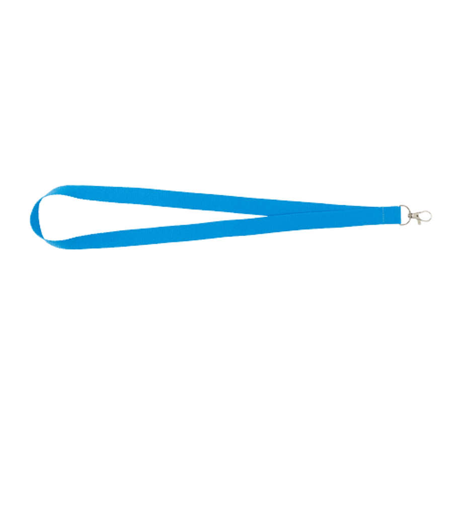 Neon Recycled Lanyard in Blue