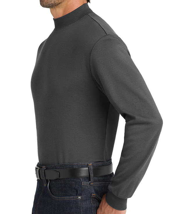 Port Authority Interlock Knit Mock Turtleneck