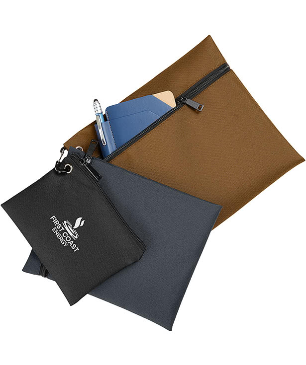 Harriton Eco Friendly 3-Pouch Set