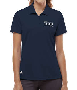 Adidas Women's Sport Recycled Performance Polo - Color: Collegiate Navy