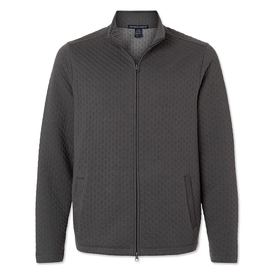 Devon & Jones Berkley Textured Full-Zip Jacket