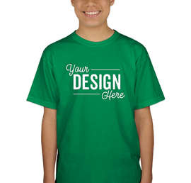 Canada - Gildan Youth Ultra Cotton T-shirt - Color: Irish Green
