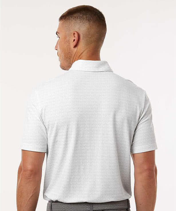 Adidas Micro Print Recycled Blend  Polo