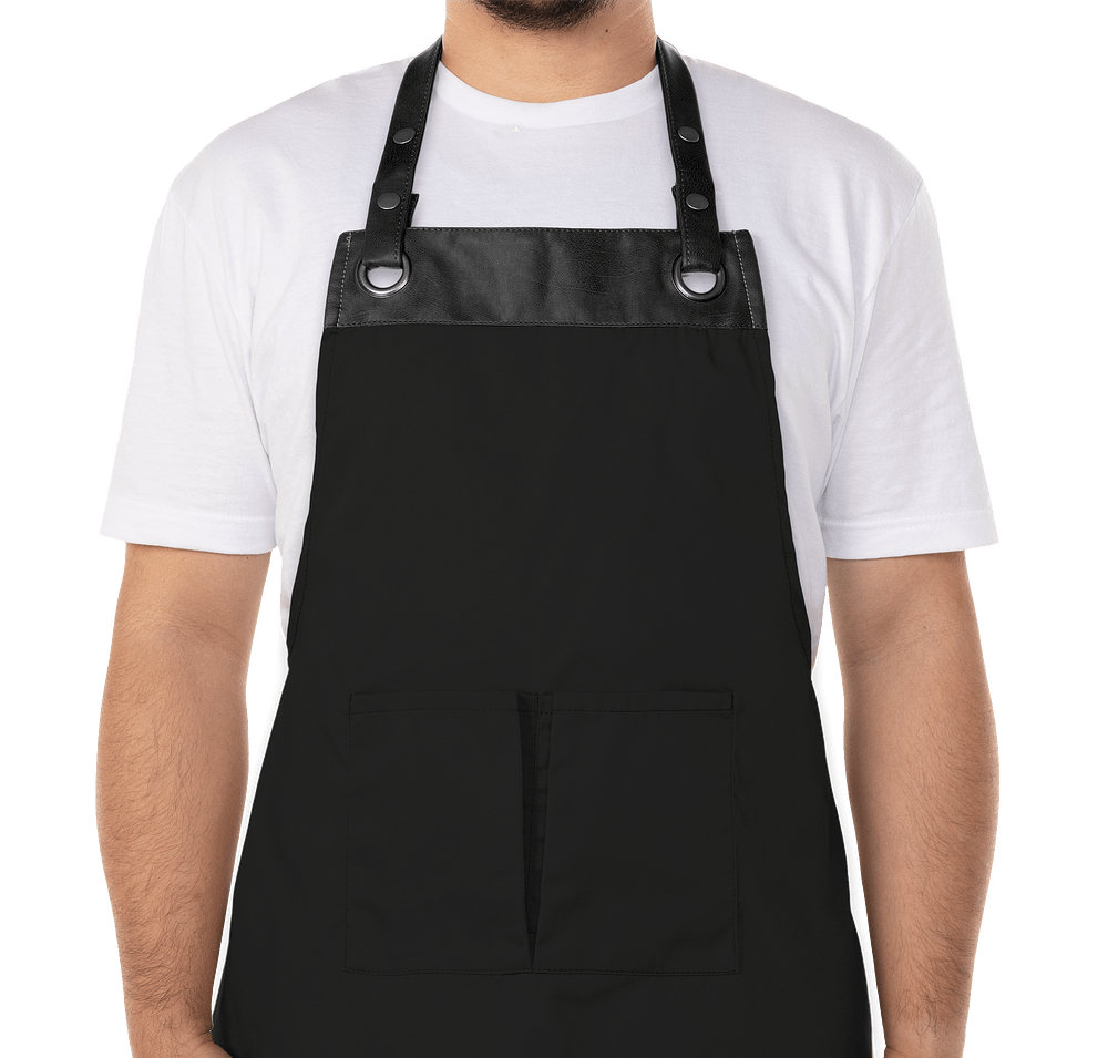 Artisan Collection Espresso Lightweight Full Length Apron - Embroidered-default