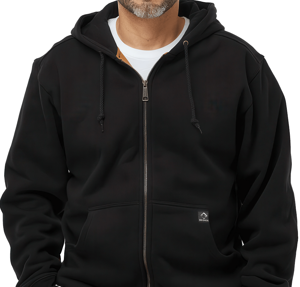Dri Duck Crossfire Heavyweight Power Fleece Zip Hoodie - Printed-default