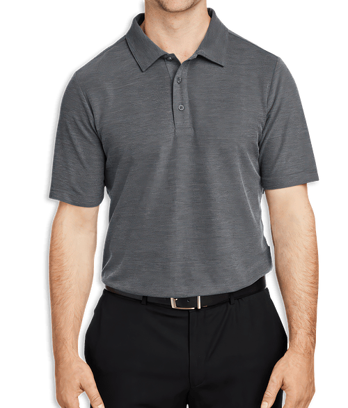 Core 365 Fusion ChromaSoft Performance Pique Polo - Printed in Carbon Heather