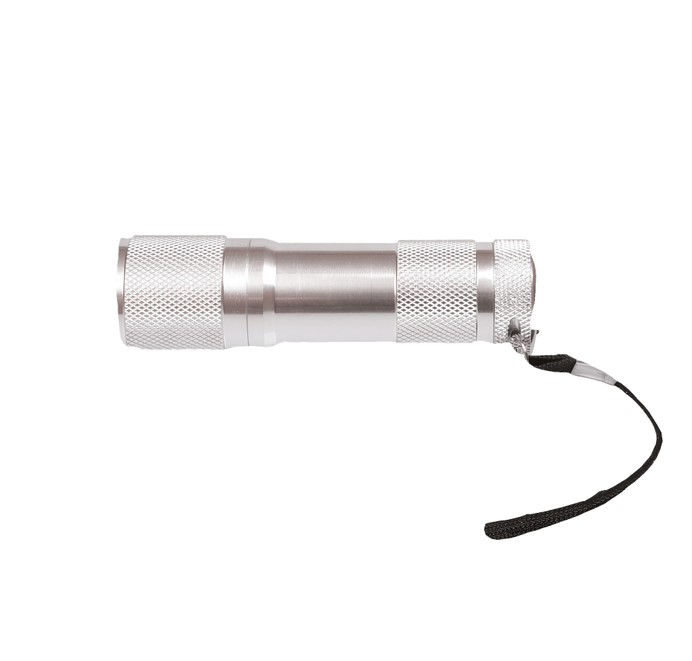 9 LED Metal Flashlight-default