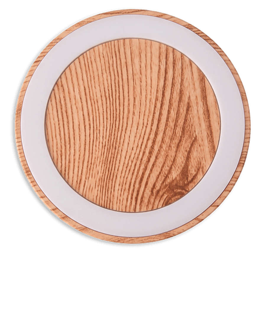 Woodgrain Speaker and Wireless Charging Pad 2.0 in WOOD COLOR