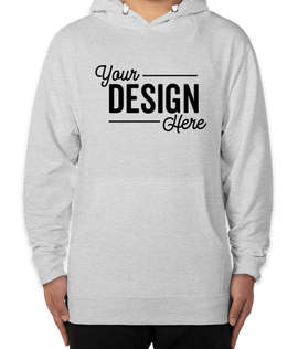 Independent Trading Midweight Pullover Hoodie - Color: Grey Heather