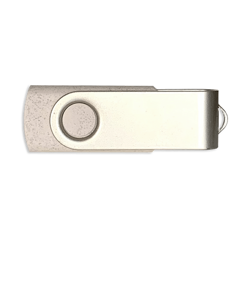 Full Color Eco USB Flash Drive 16GB in Silver