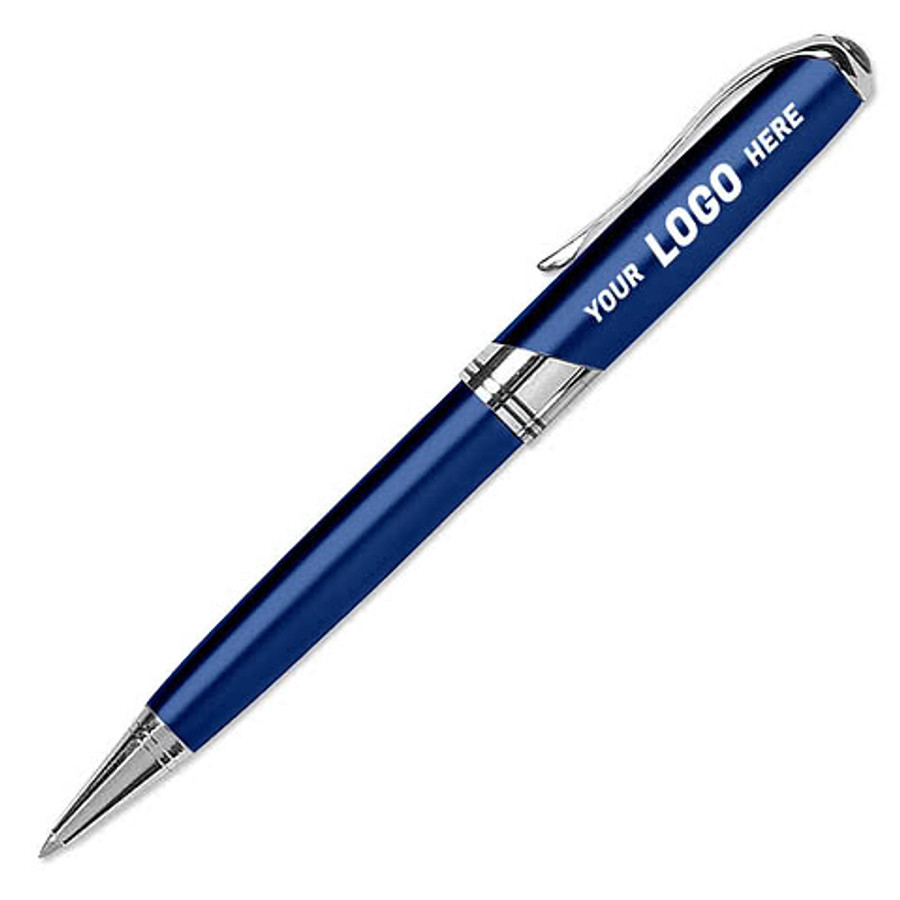 Executive Ballpoint Pen (black ink) in Silver