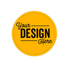Full Color 3 in. Circle Magnet - Color: Athletic Gold