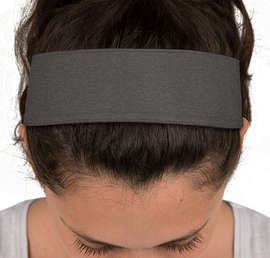 Sport-Tek Heather Contender Headband - Color: Graphite Heather