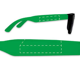 Youth Promotional Sunglasses - Color: Green