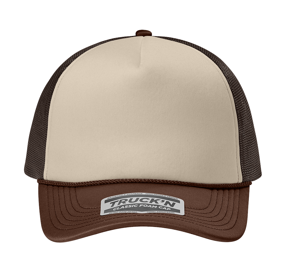 Port Authority Truck’N Five-Panel Foam Trucker Hat - Embroidered-default