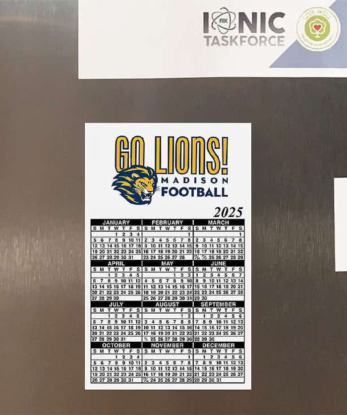 Full Color Calendar Magnet - .036"