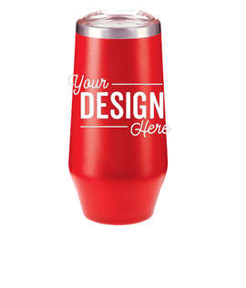 9 oz. Copper Vacuum Stemless Champagne Flute - Color: Red