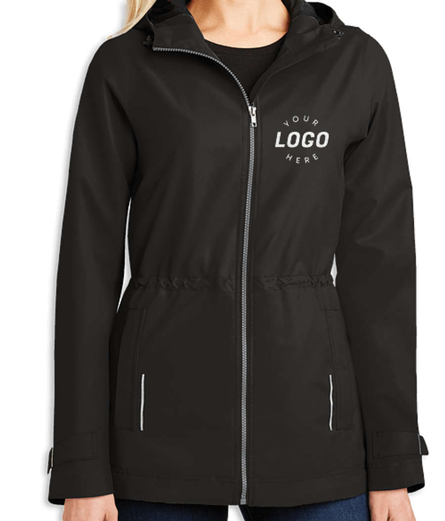 Port Authority Women's Northwest Rain Jacket in Black