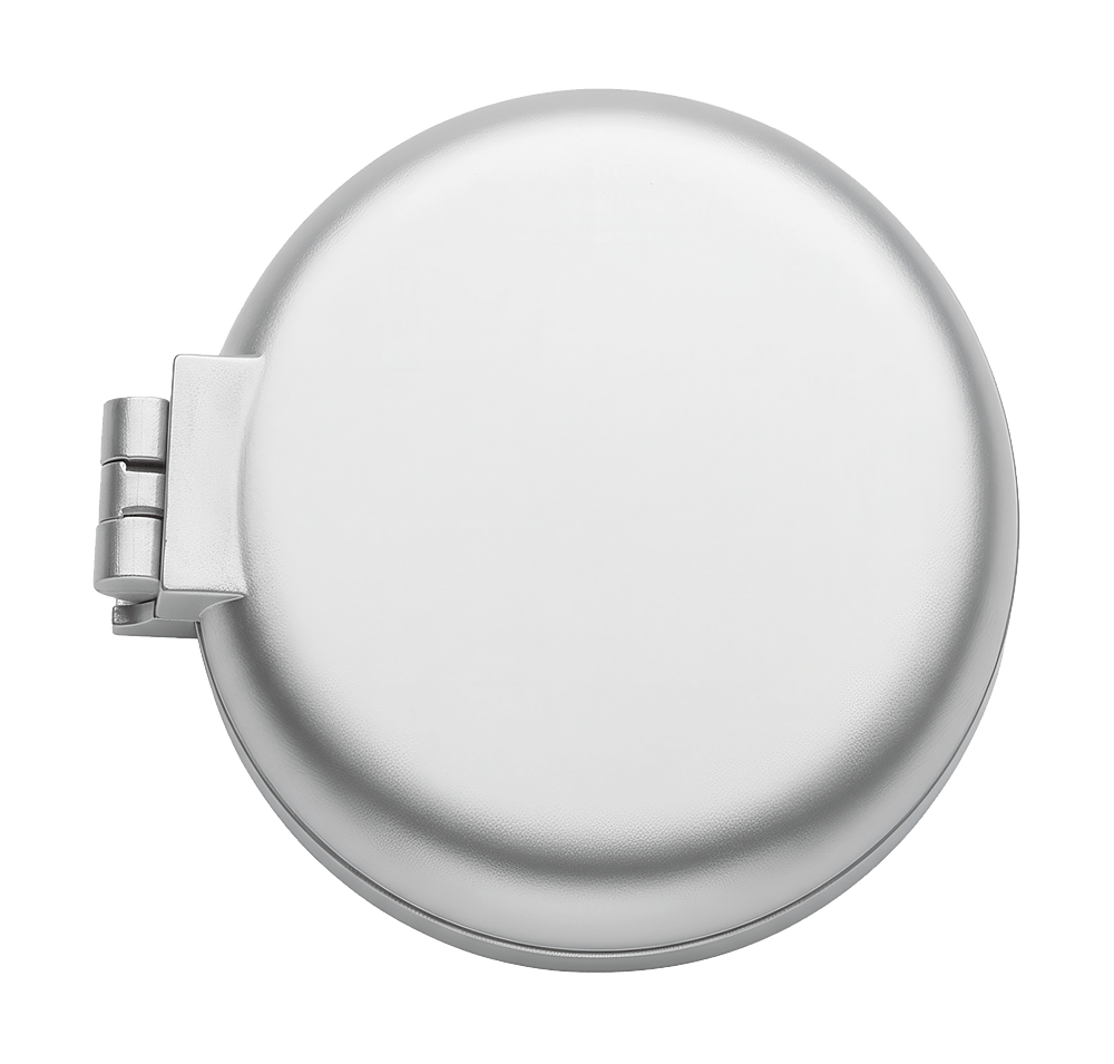 Travel Disk Brush & Mirror Compact-default