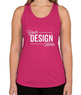 Augusta Women's Mesh Back Performance Racerback Tank - Color: Power Pink