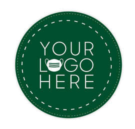 Customized Full Color 12" Circle Floor Decal - Color: Forest Green