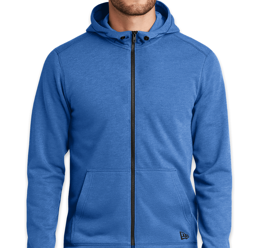 New Era Tri-Blend Zip Hoodie-default